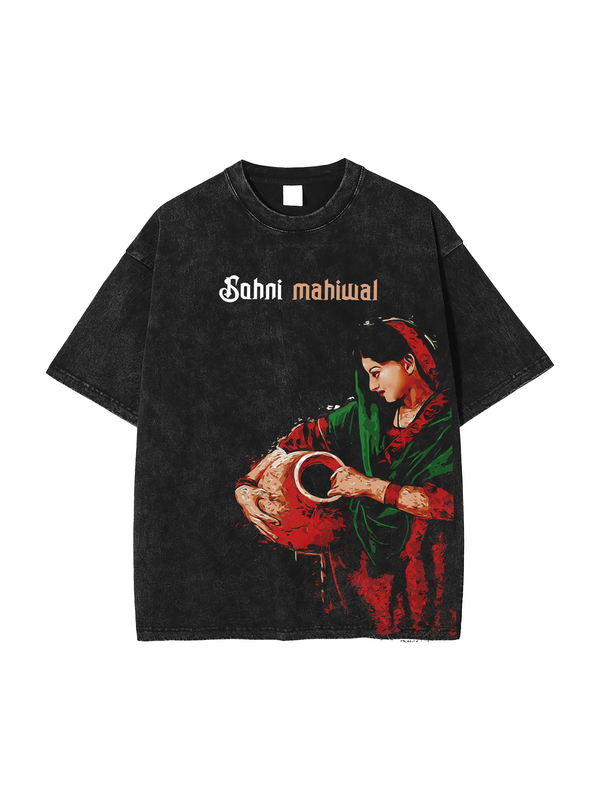 Sohni Mahiwal: Timeless Love Tshirt by Chakor